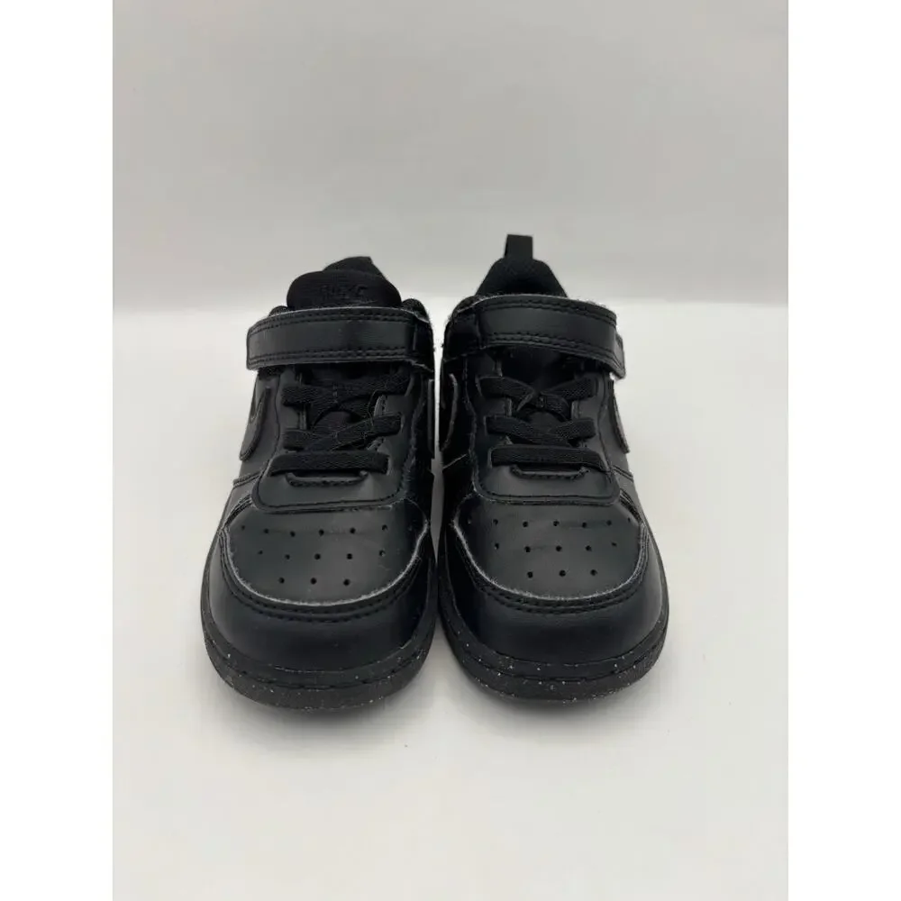 Nike Court Borough Low Redraft Black Sneakers Toddler Size 8 C